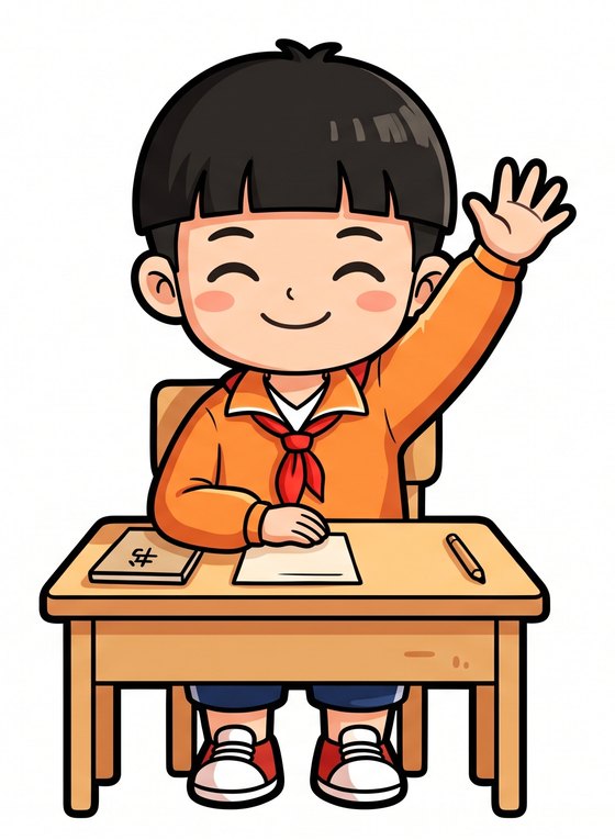 举手的模拟AI学生